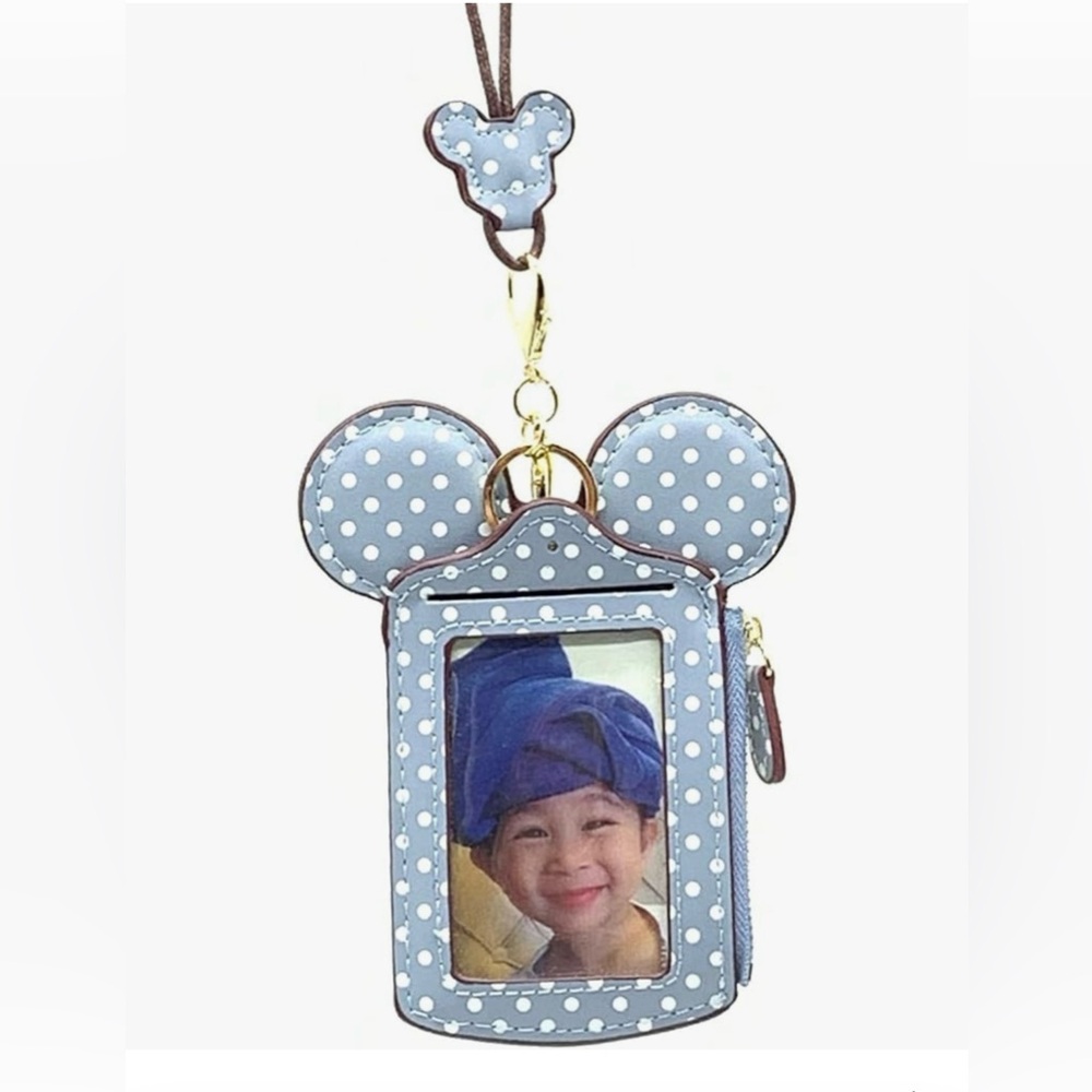 Mouse Lanyard Ticket Credit Card Holder Wallet